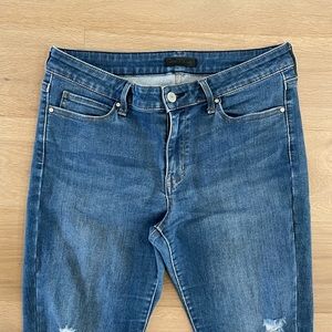 Uniqlo womens jeans with rips
